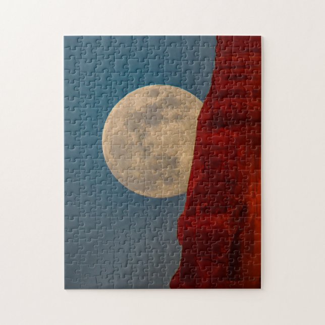 Quebra-cabeça Lua cheio (Vertical)