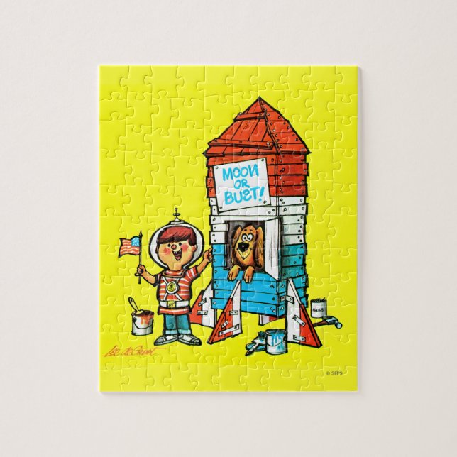 Quebra-cabeça Lua ou busto! (Vertical)