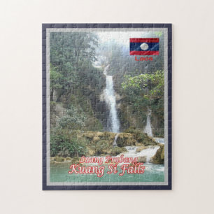 Quebra-cabeça Luang Prabang - Kuang Si Falls - Laos - Laos -