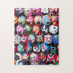 Quebra-cabeça Lucha Libre Máscaras