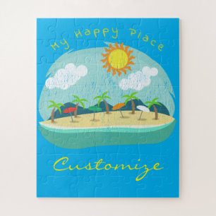Quebra-cabeça Lugar feliz Thunder_Cove da praia