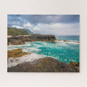 Quebra-cabeça Lumaha'i Beach, Kauai, Havaí