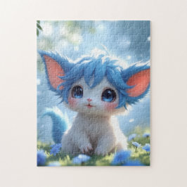 Quebra-cabeça Lunabu in the Blue Meadow Jigsaw Puzzle