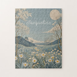 Quebra-cabeça Lunar Meadow Personalizado
