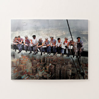 Quebra-cabeça Lunch Atop A Skyscraper C1932 Color Redux