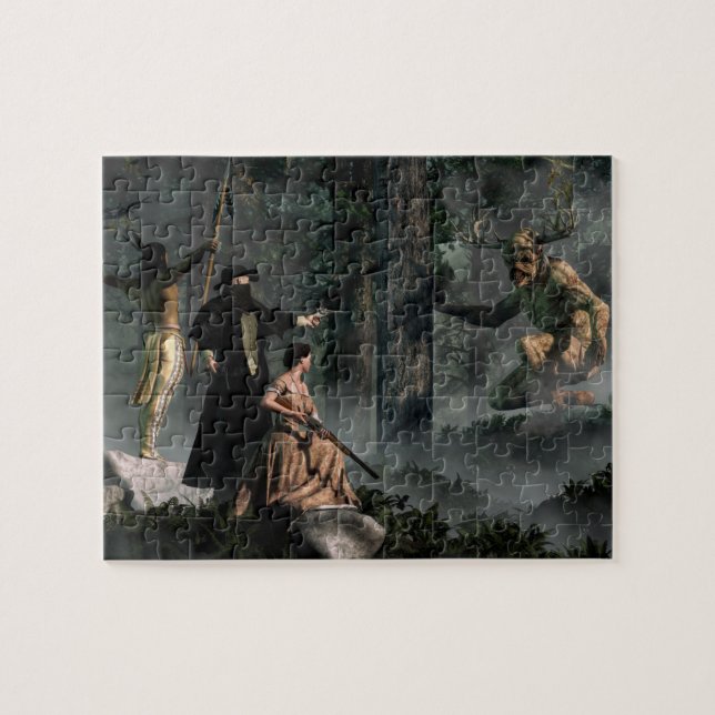 Quebra-cabeça Luta contra o Wendigo (Horizontal)