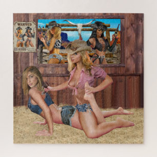 QUEBRA-CABEÇA LUTA DE BATALHA DE COWGIRL Nº 2