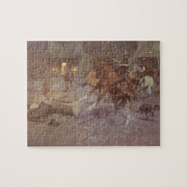 Quebra-cabeça Luta no Salão Roundup por Bill Gollings (Horizontal)