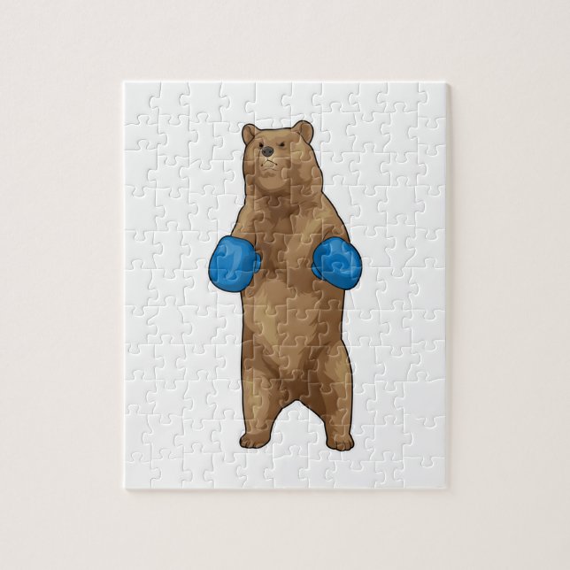 Quebra-cabeça Luvas de Boxer Bear Boxer (Vertical)