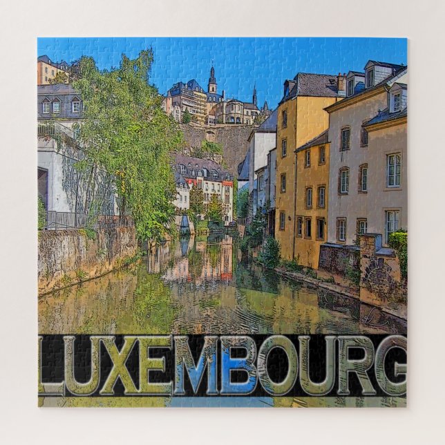Quebra-cabeça Luxemburgo (Vertical)