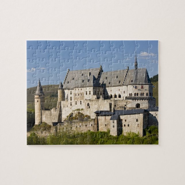 Quebra-cabeça Luxemburgo, Vianden. Vianden Chateau (b) 15 (Horizontal)