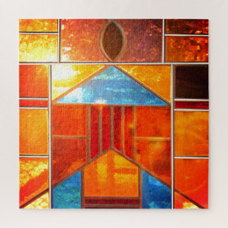 Quebra-cabeça Luz mágica que sai das janelas da Igreja