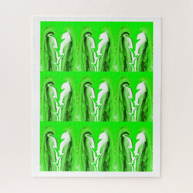 Quebra-cabeça Luz verde (Vertical)