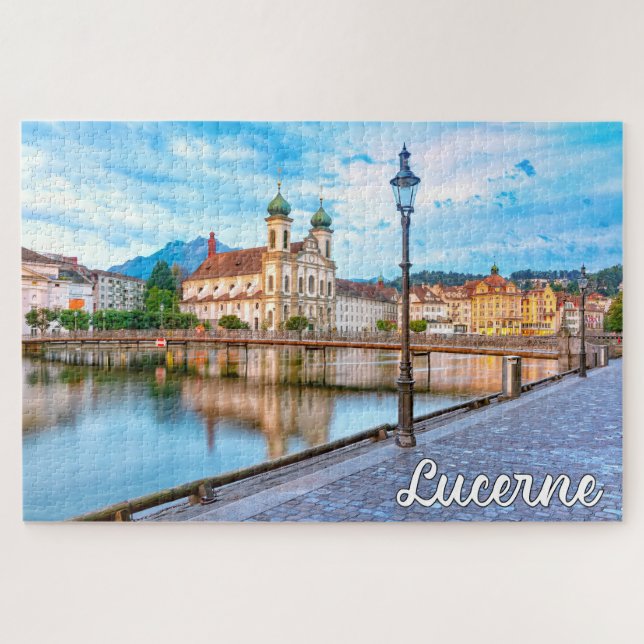 Quebra-cabeça Luzerna, Suiça (Horizontal)