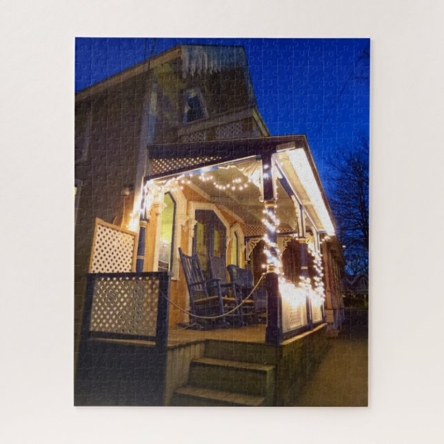 Quebra-cabeça Luzes de Férias e Rochedos - Vineyard de Martha (Vertical)