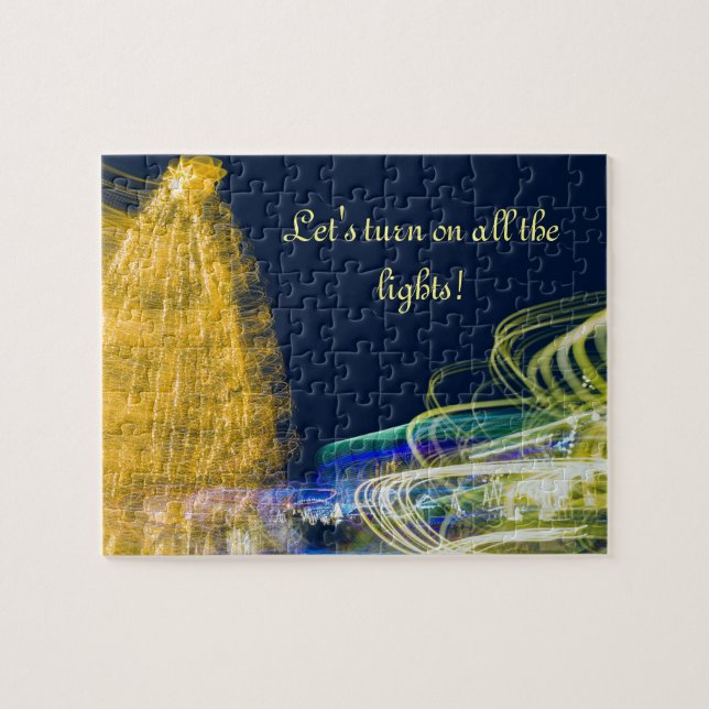 Quebra-cabeça Luzes de natal dançantes (Horizontal)