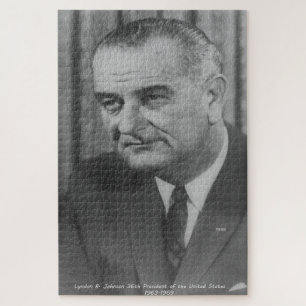 Quebra-cabeça Lyndon B. Johnson Presidente dos Estados Unidos