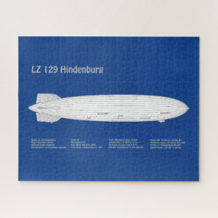 Quebra-cabeça LZ 129 Hindenburg - Planos de projeto de aeróstato