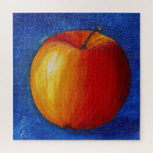 Quebra-cabeça Maçã Vermelha - Impressão de Tela de Pintura "Aind