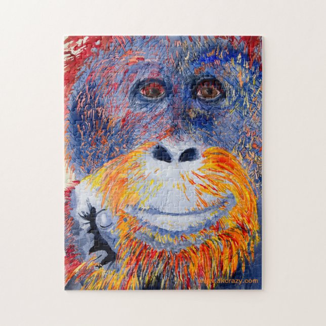 Quebra-cabeça Macaco (Vertical)