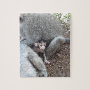 Quebra-cabeça Macaco-Bebê