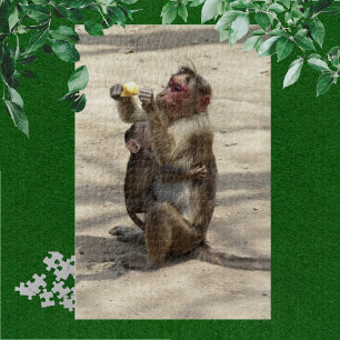 Quebra-cabeça Macaco - Café da Manhã das Mães
