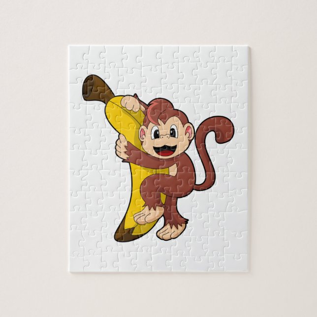 Quebra-cabeça Macaco com Banana (1).PNG (Vertical)