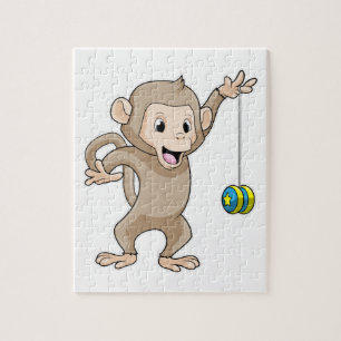 Quebra-cabeça Macaco com Yo-yo