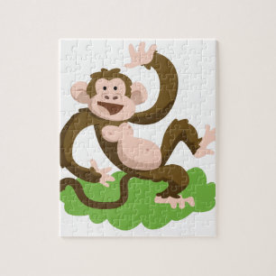 Quebra-cabeça macaco dançante