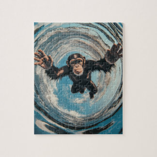 Quebra-cabeça macaco descartado