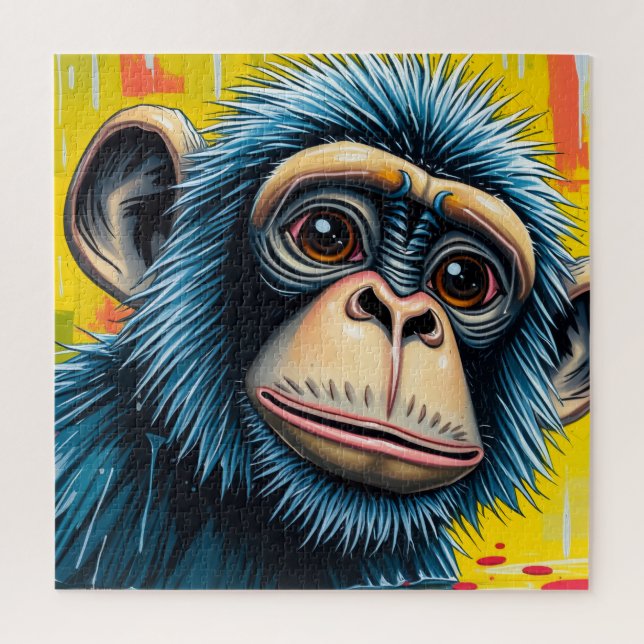 Quebra-cabeça Macaco Divertido (Vertical)