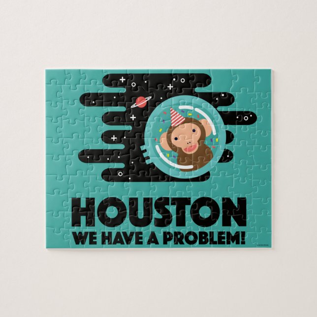 Quebra-cabeça Macaco do espaço (Horizontal)