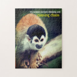 Quebra-cabeça Macaco esquilo na árvore