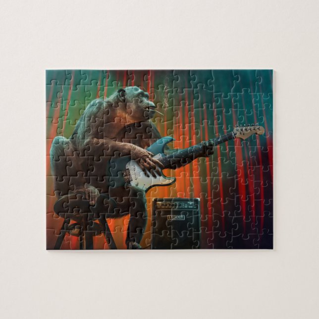 Quebra-cabeça Macaco Inteligente (Horizontal)