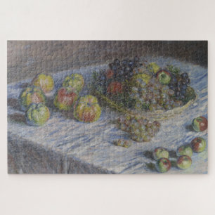 Quebra-cabeça Maçãs e Uvas Arte Vintage de Monet