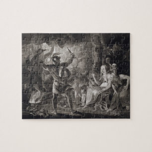 Quebra-cabeça Macbeth, três bruxas e Hecate no ato IV, S