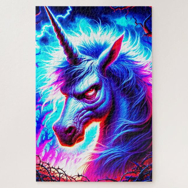 Quebra-cabeça Mad Unicorn (Vertical)