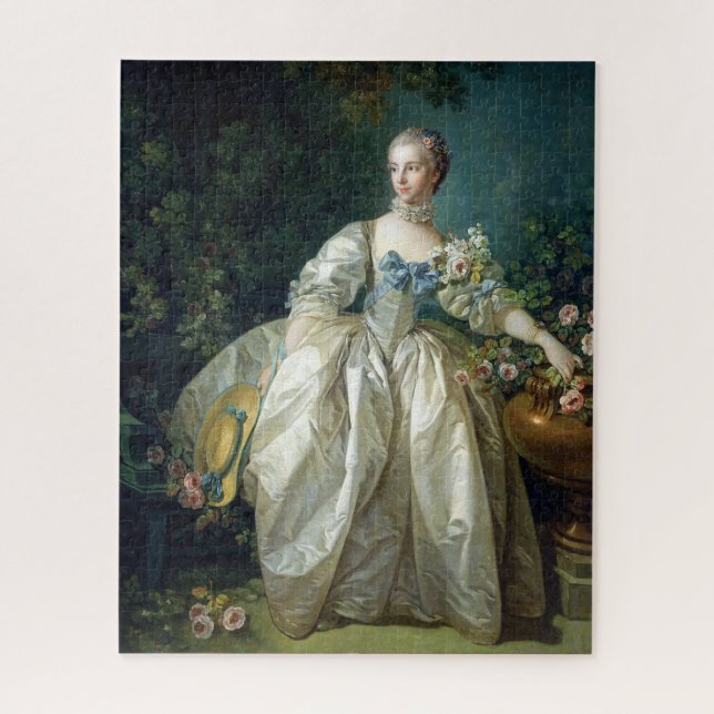 Quebra-cabeça Madame Bergeret 1766 Boucher (Vertical)