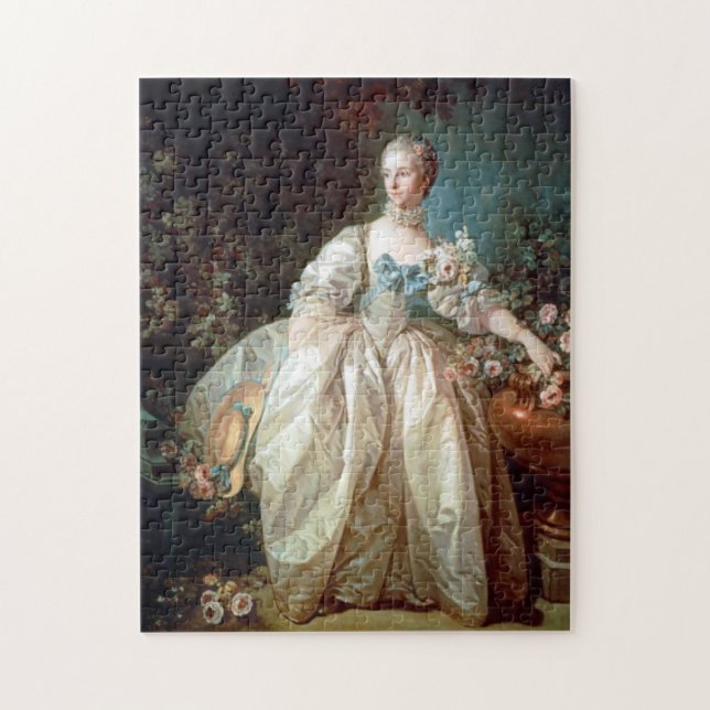 Quebra-cabeça Madame Bergeret por Francois Boucher (Vertical)