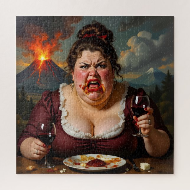 Quebra-cabeça “Madame Lava-Cake”- Ela Explode a Qualquer Momento (Vertical)