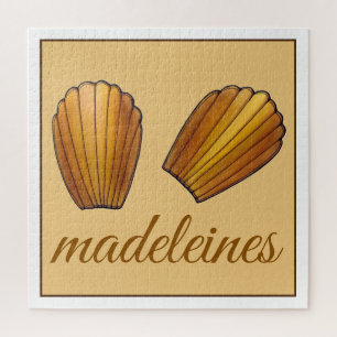 Quebra-cabeça Madeleine French Paery Chef Pâtisserie Cakes