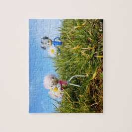 Quebra-cabeça Madeliefjes plukkende fubby's.    