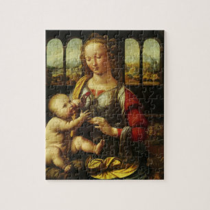 Quebra-cabeça Madona do cravo de Leonardo da Vinci