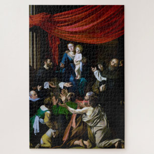 Quebra-cabeça Madona do Rosário, Caravaggio