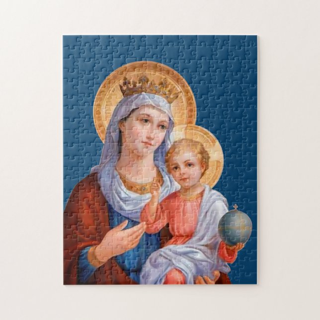 Quebra-cabeça Madona e Menino (Vertical)