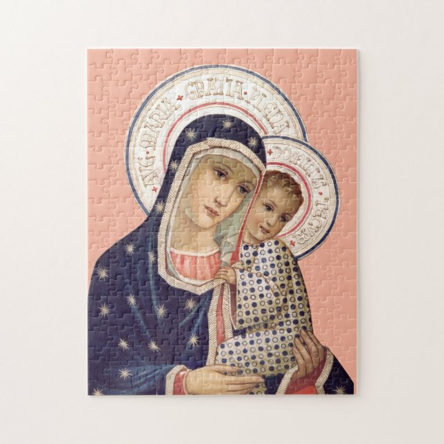 Quebra-cabeça Madona e Menino (Vertical)