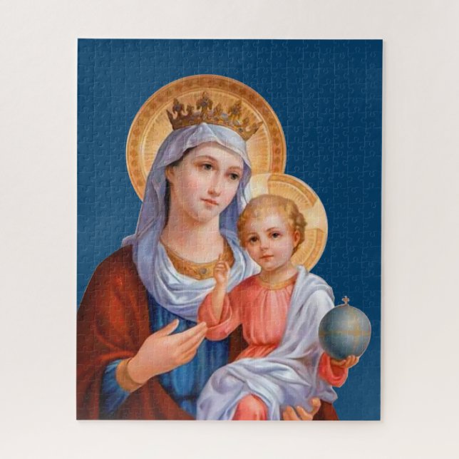 Quebra-cabeça Madona e Menino (Vertical)