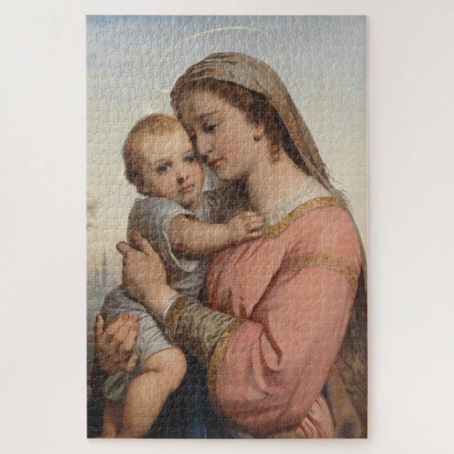 Quebra-cabeça Madona e Menino (Vertical)