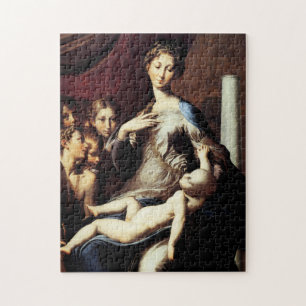 Quebra-cabeça Madonna com o Pescoço Longo de Parmigiano