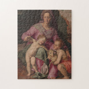 Quebra-cabeça Madonna & criança com St John o baptista